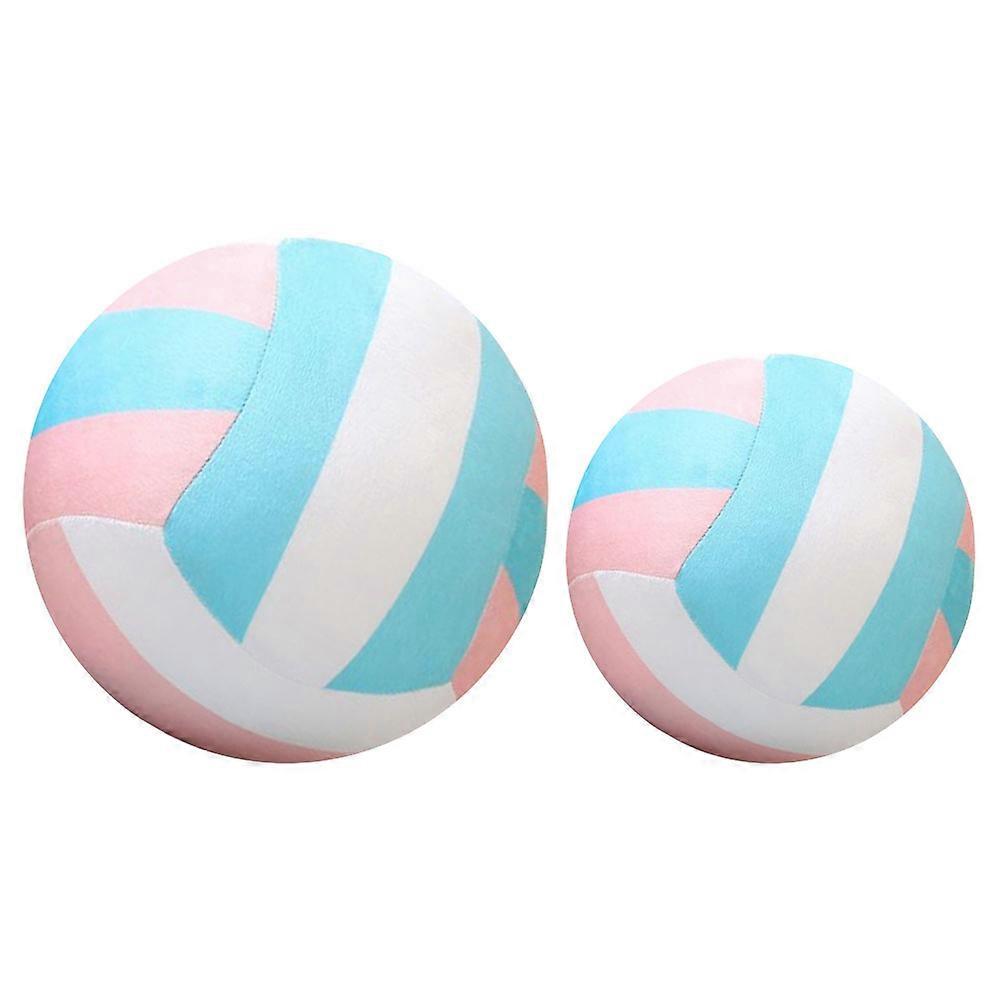 Plush Volleyball Toy For Adults Indoor Use Home Decoration Cloth Material 2Pcs