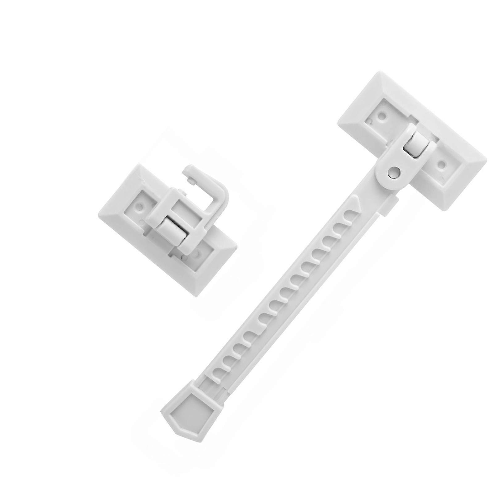2Pcs Door Blocking Lock Limiters Child Safety Protections Window Lock Adjustable Window Restrictors Windproof Retainer Multicolor