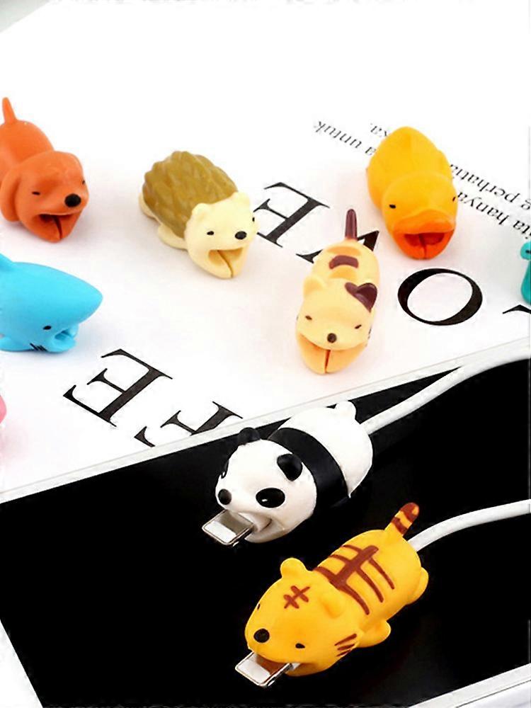 Animal Shaped Data Cable Protector Silicone Anti Break Bite Charger Wire Protector