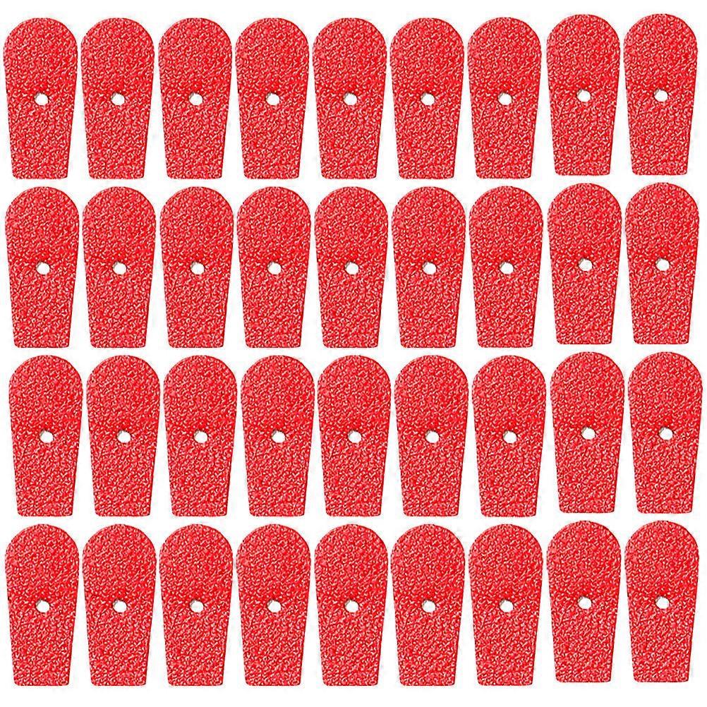 Red PU Piano Tuning Rope Heads – Durable Replacement Accessory for Students, Professionals & Enthusiasts