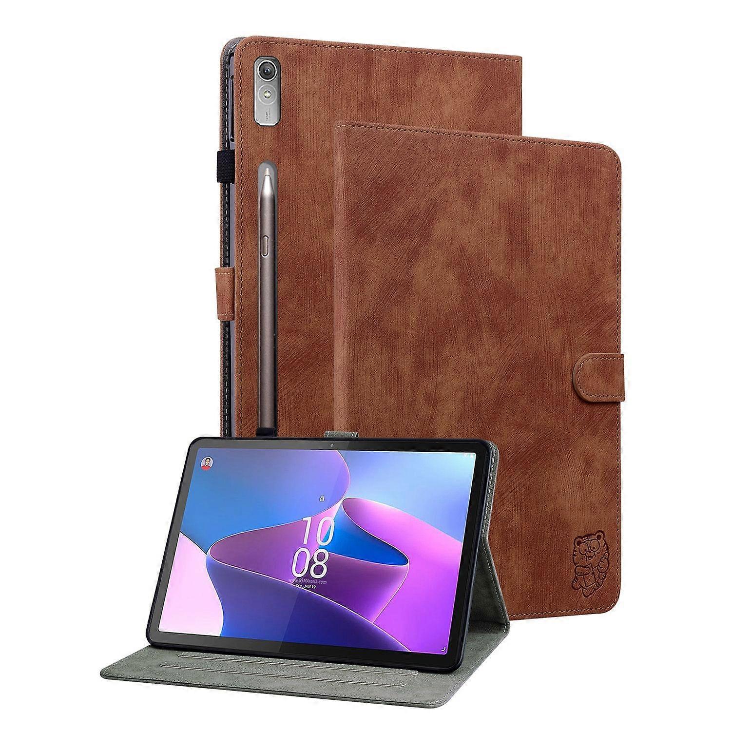 Tiger Leather Tablet Case For Lenovo Tab P11 Pro Gen 2 11.2