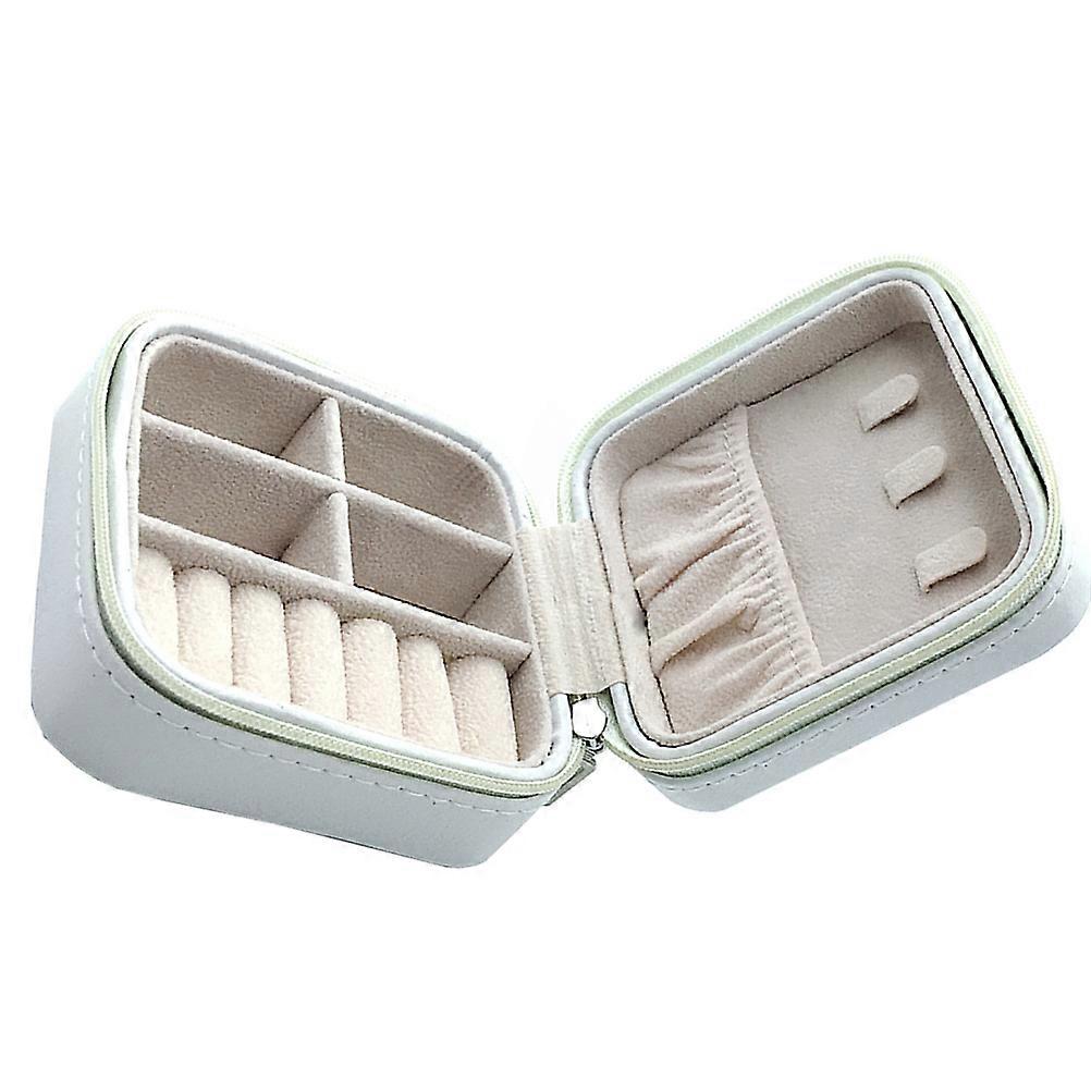 Travel Jewellery Case Square Simple Design for All Occasions 10x10x5cm 1Set