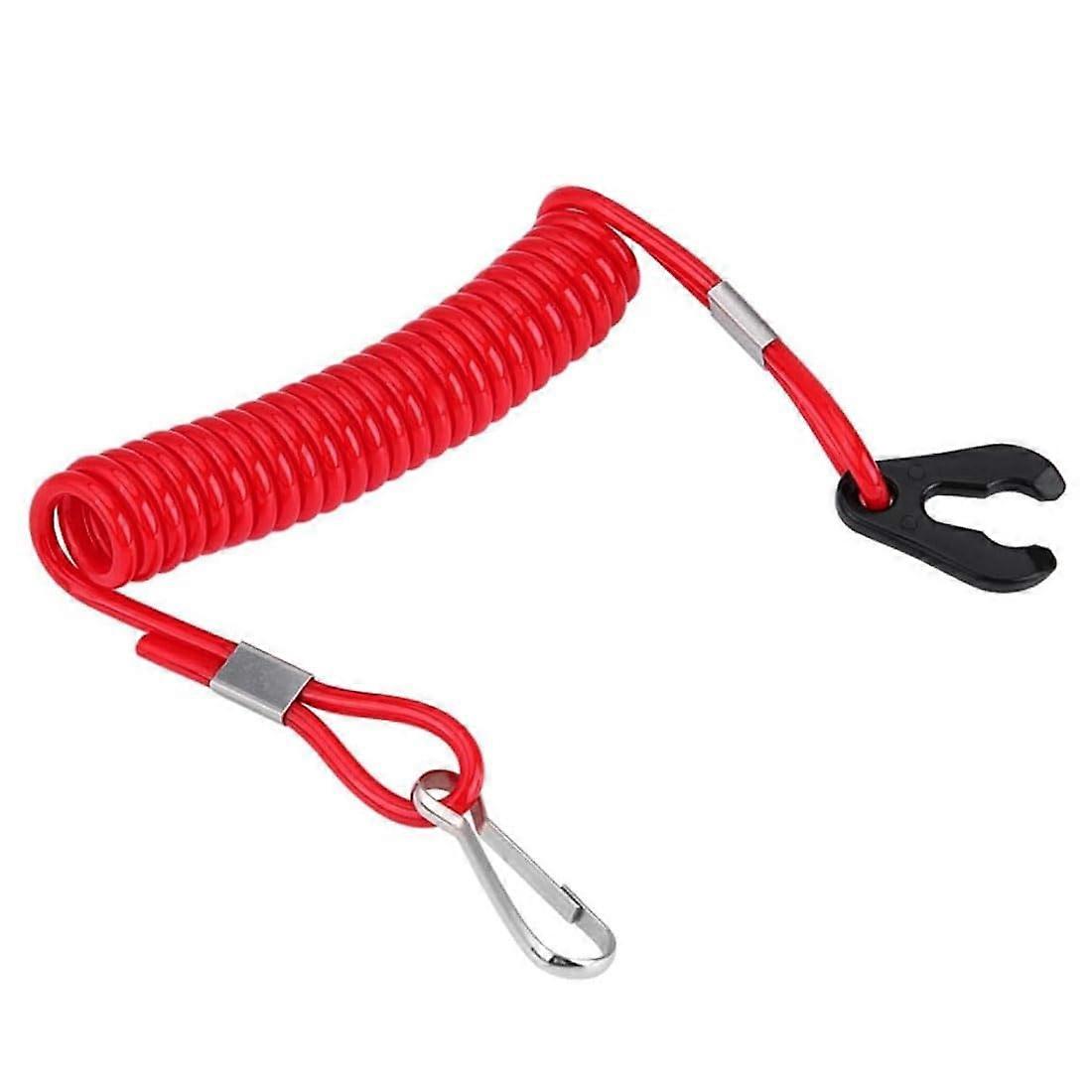 Motor Stop Switch Rope 1-Piece Emergency Kill Switch For Outboard Motors, Quickstop Safety Rope, All Motoboot Compatible