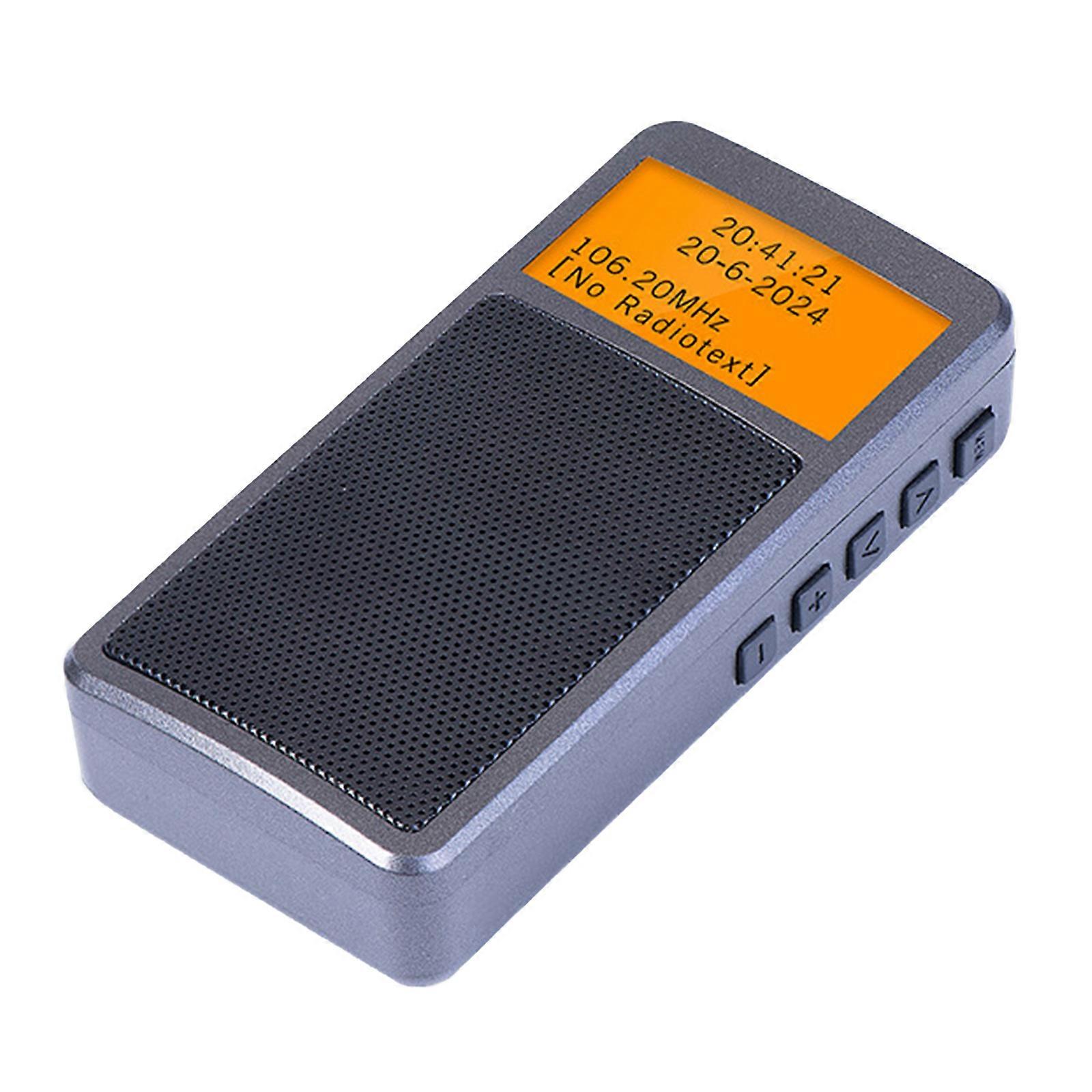 Multiple Function Radio with Digital Clock, Sleep Function, and Clear LCD Screen Support Wireless Headphones Connection Multicolor