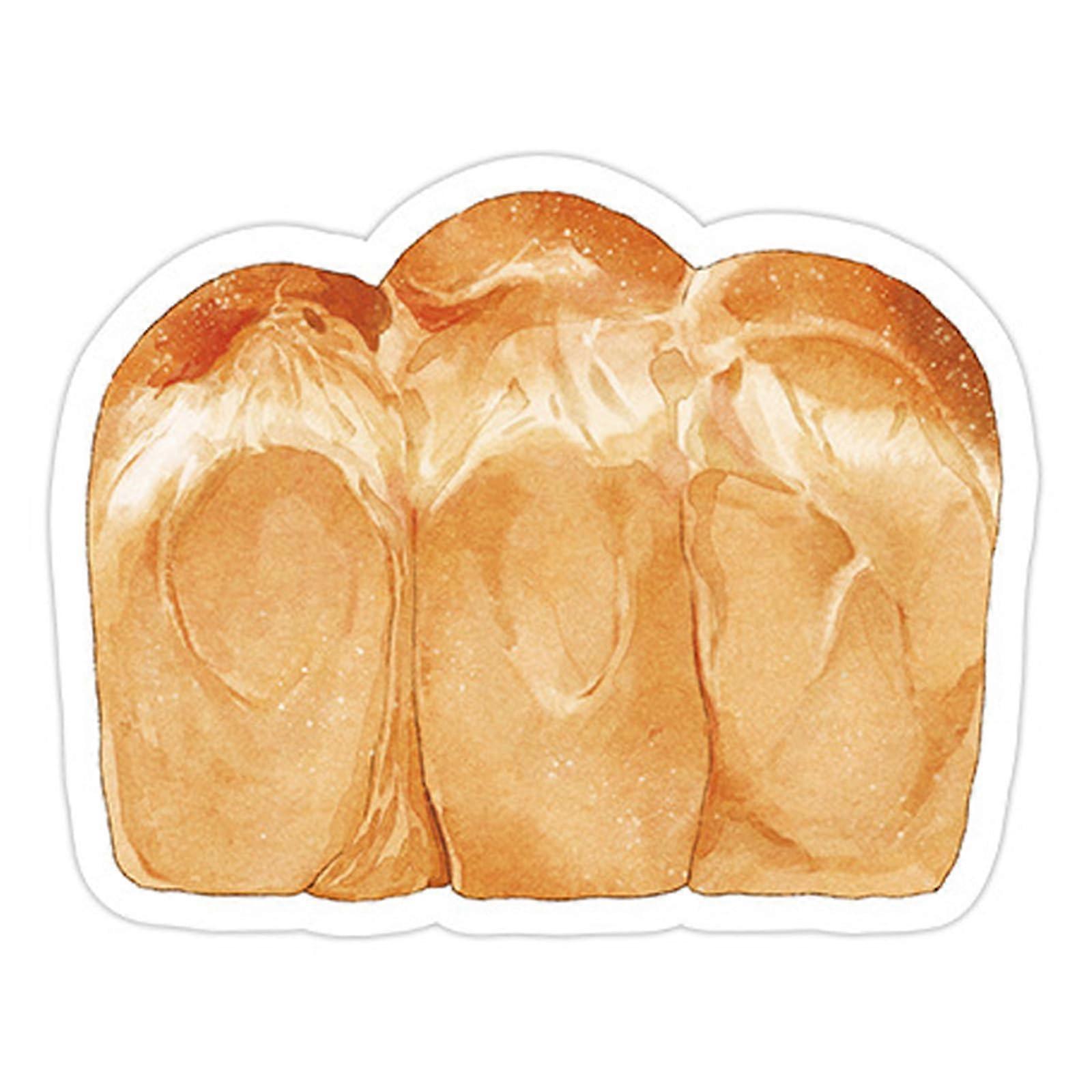 Coffee Bread Theme Notes Paper 30 Sheets Unlined Adhesive Notes Small Notepad Reminder for Book Notebook Calendar