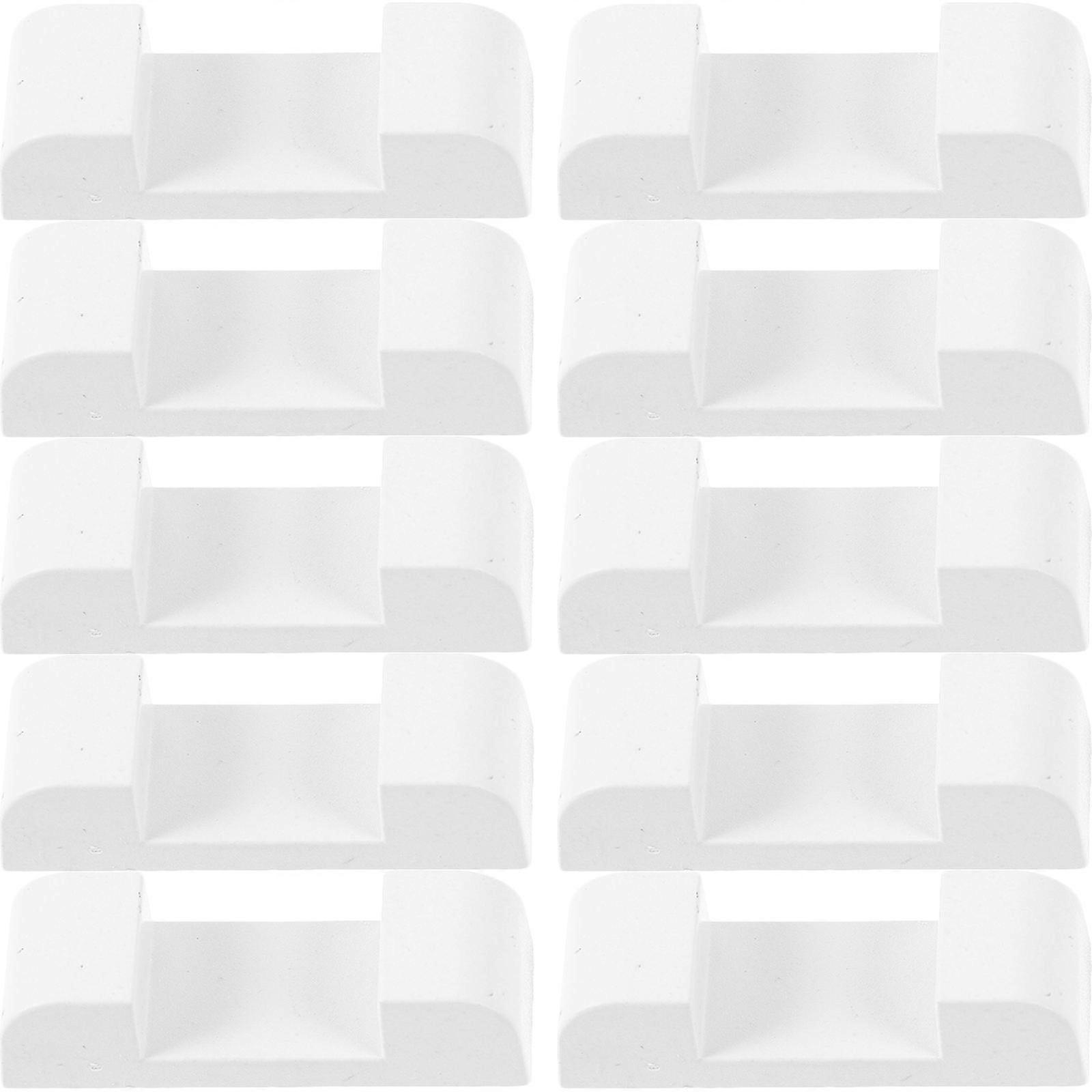 Multi-use Jewelry Display Stand 10Pack Simple Design White 4.5X1.7X1.4CM For Commercial Use