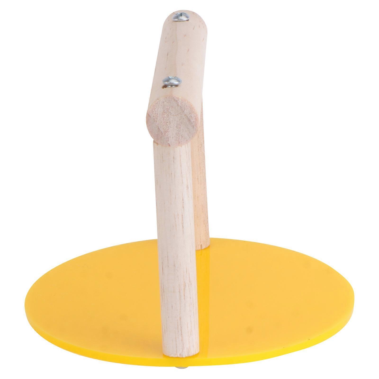 Durable Acrylic Bird Climbing Stand for Pet Use Encourages Exercise and Coordination 25.5x6.5 Inches