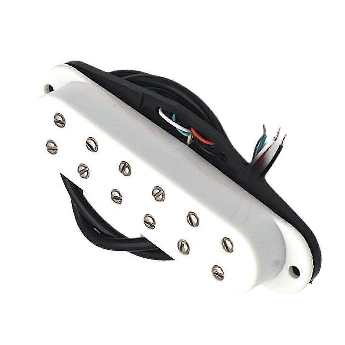 Mini 12-Point White Double Track Pickup - Single Pickup for Guitar Sound Enhancement and Precision Performance