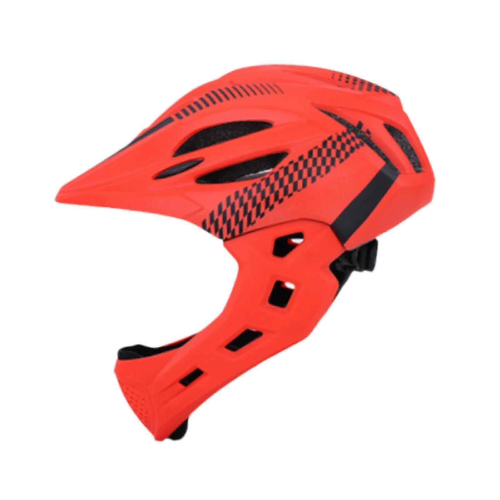 Children's Bicycle Helmet with Light for Outdoor Activities orange