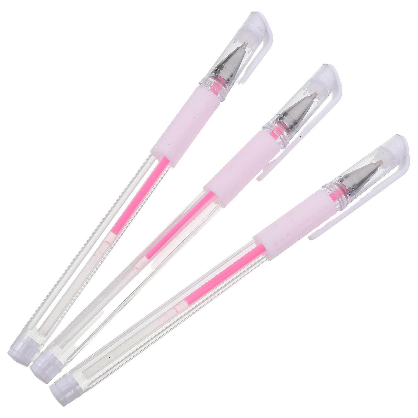 3Pcs Eyebrow Positioning Pens For Makeup Application With Waterproof Feature Designed For Eyebrow Lip Marking Professionals