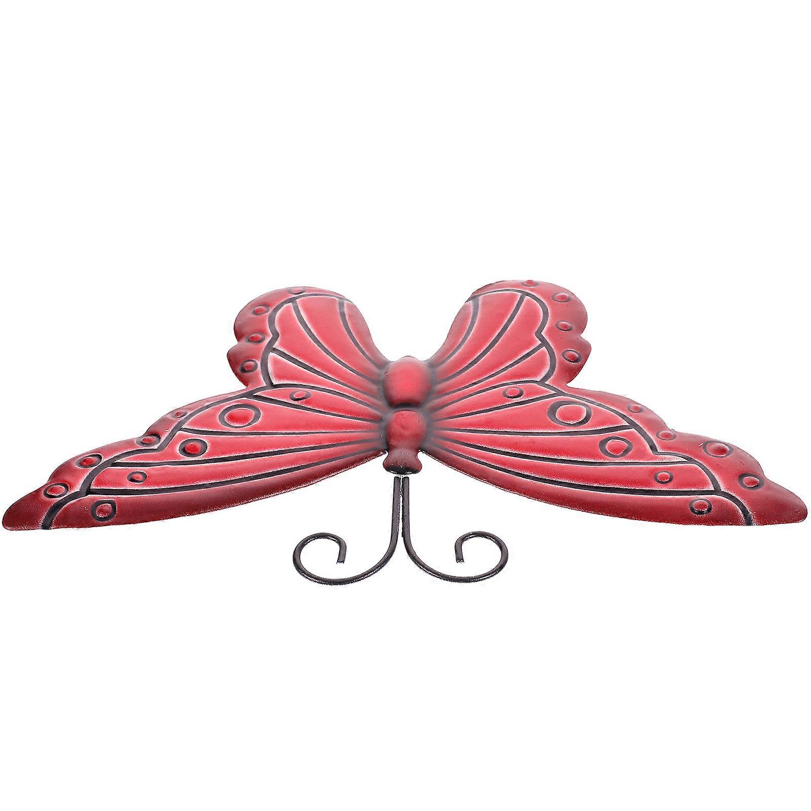 Butterflies Wall Hanging Ornament, Iron Craft Pendant, Durable Home Decor, Easy Installation, Nature Inspired Wall Art for Interior Spaces