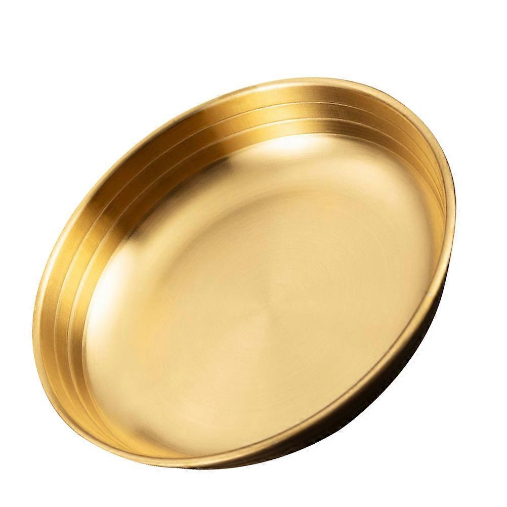 Korean Style Flavor Dish, Elegant Condiment Plate for Sauces, Seasonings, Oil, Sugar, Vinegar, Versatile Appetizer Dish with Smooth Edge Design