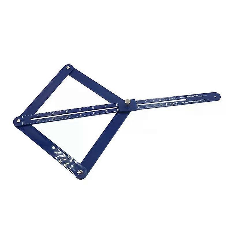 Corner Protractor Angle Sight Square Oblique Ruler Woodworking Model Making