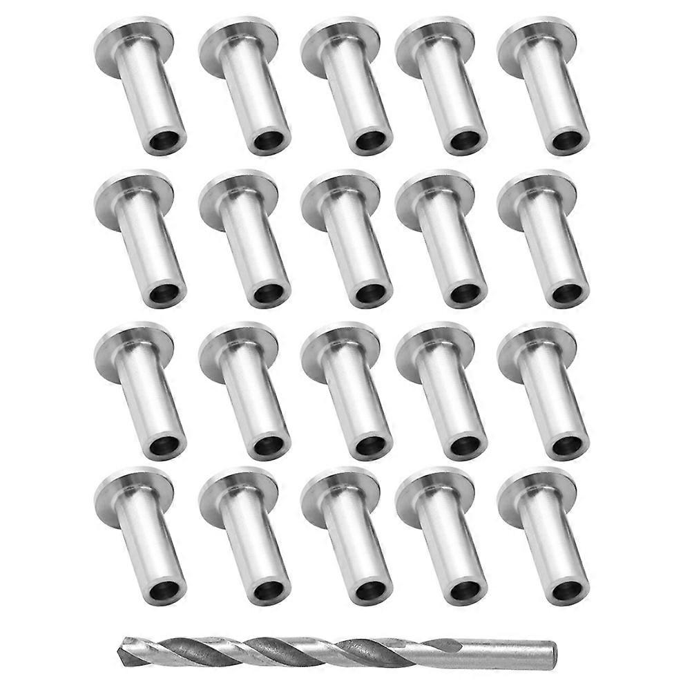 T316 Stainless Steel Cable Protector Sleeves 80Pcs For Deck Railing Maintenance And DIY Applications