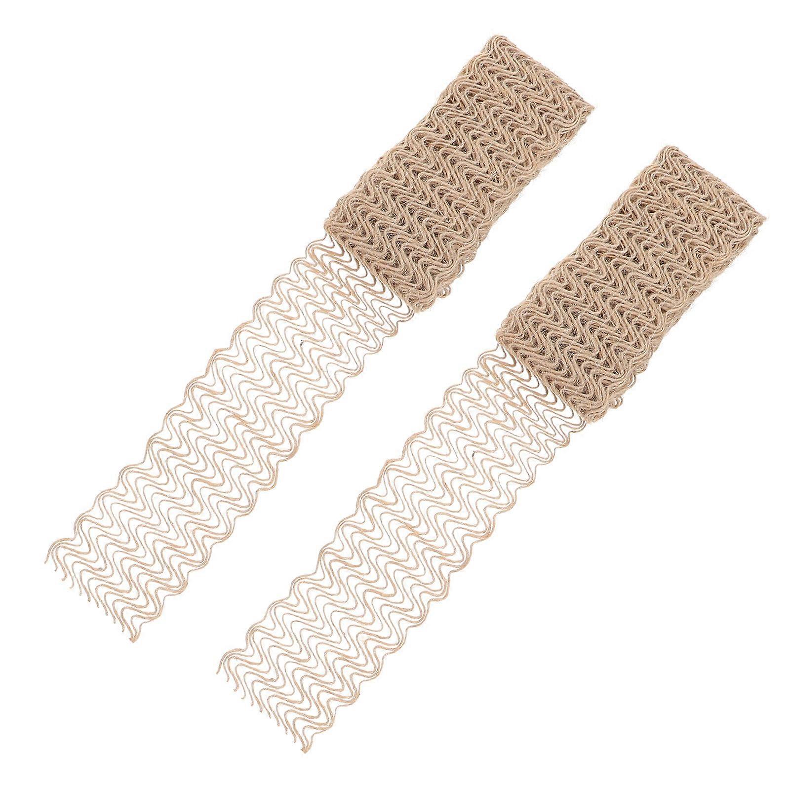 Craft Decor Rope 2Set Decorative Scrapbook Lace For DIY Craft And Gift Packaging Perfect For Craft Enthusiasts In Brown