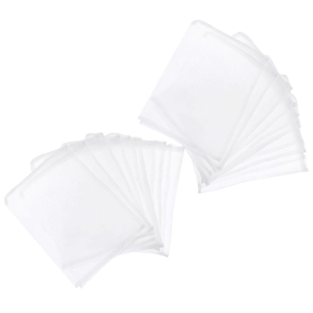 Fish Tank Nylon Filter Bag 20Pack Suitable For Aquarium Maintenance 35X25CM Water Pervious Zipper Design For Blocking Impurities