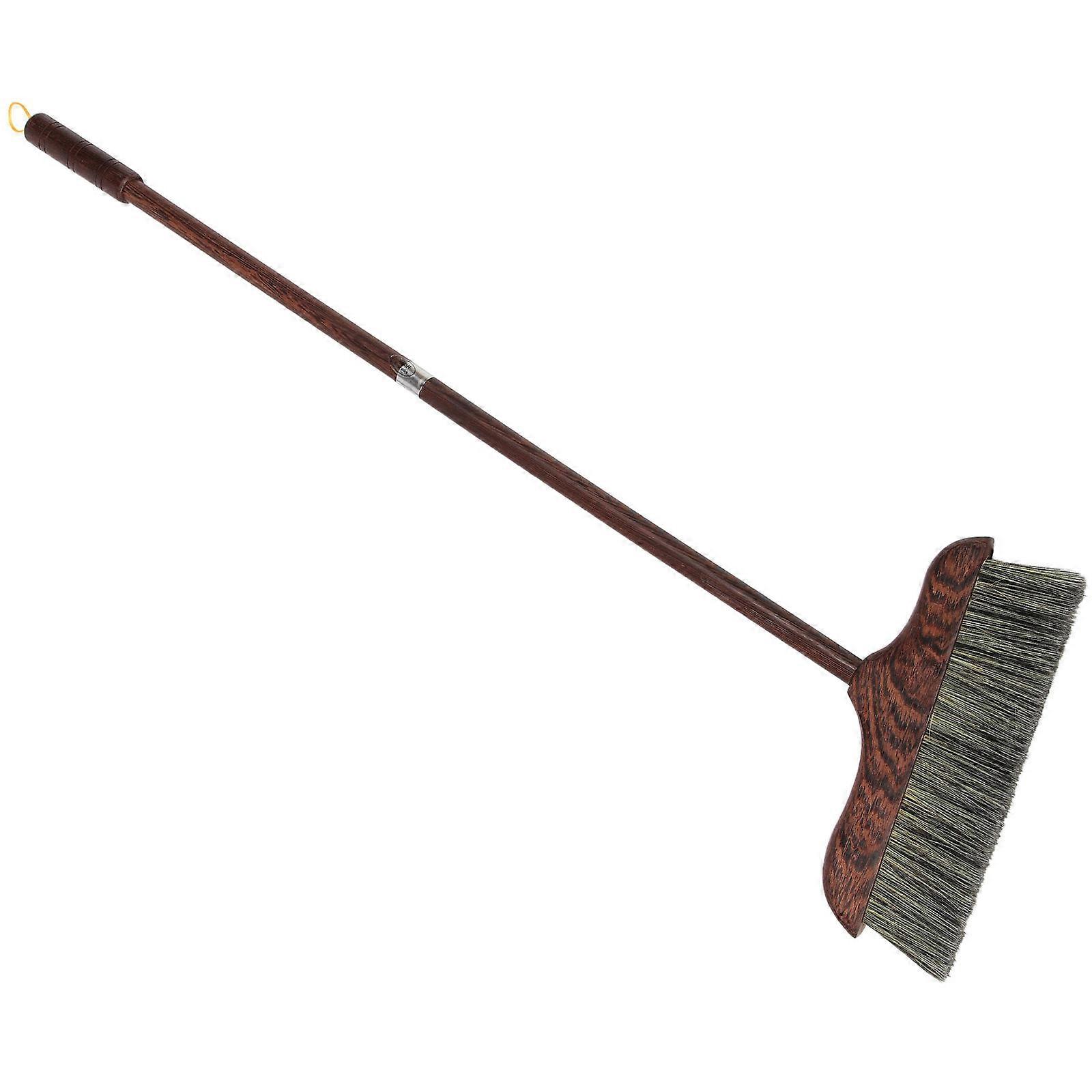 Heavy Duty Broom with Long Handle – Multi Functional Household Cleaning Tool for Indoor & Outdoor Use, Durable Bristles, Space Saving Hanging Design
