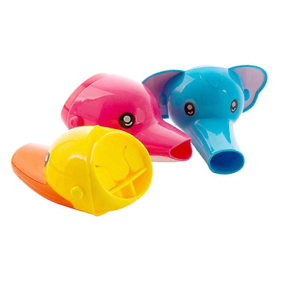 Toddler Baby Faucet Extension 3Pcs Cartoon Faucet Extender For Hand Washing Assorted Color Save Water Fun Hygiene