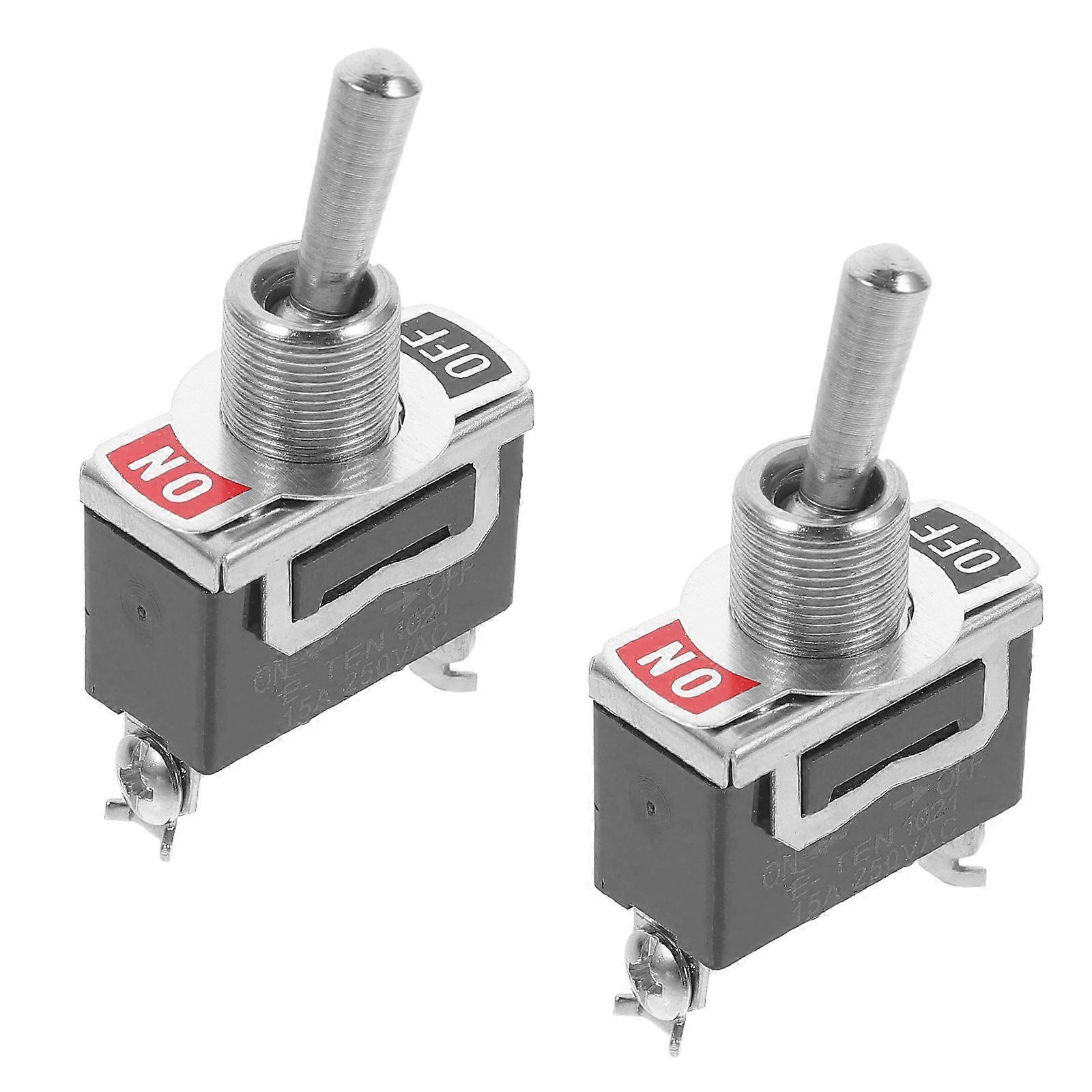 2pcs Toggle Switch for Boats Electrical Switch with Easy Installation Materials for Yachts and Boats