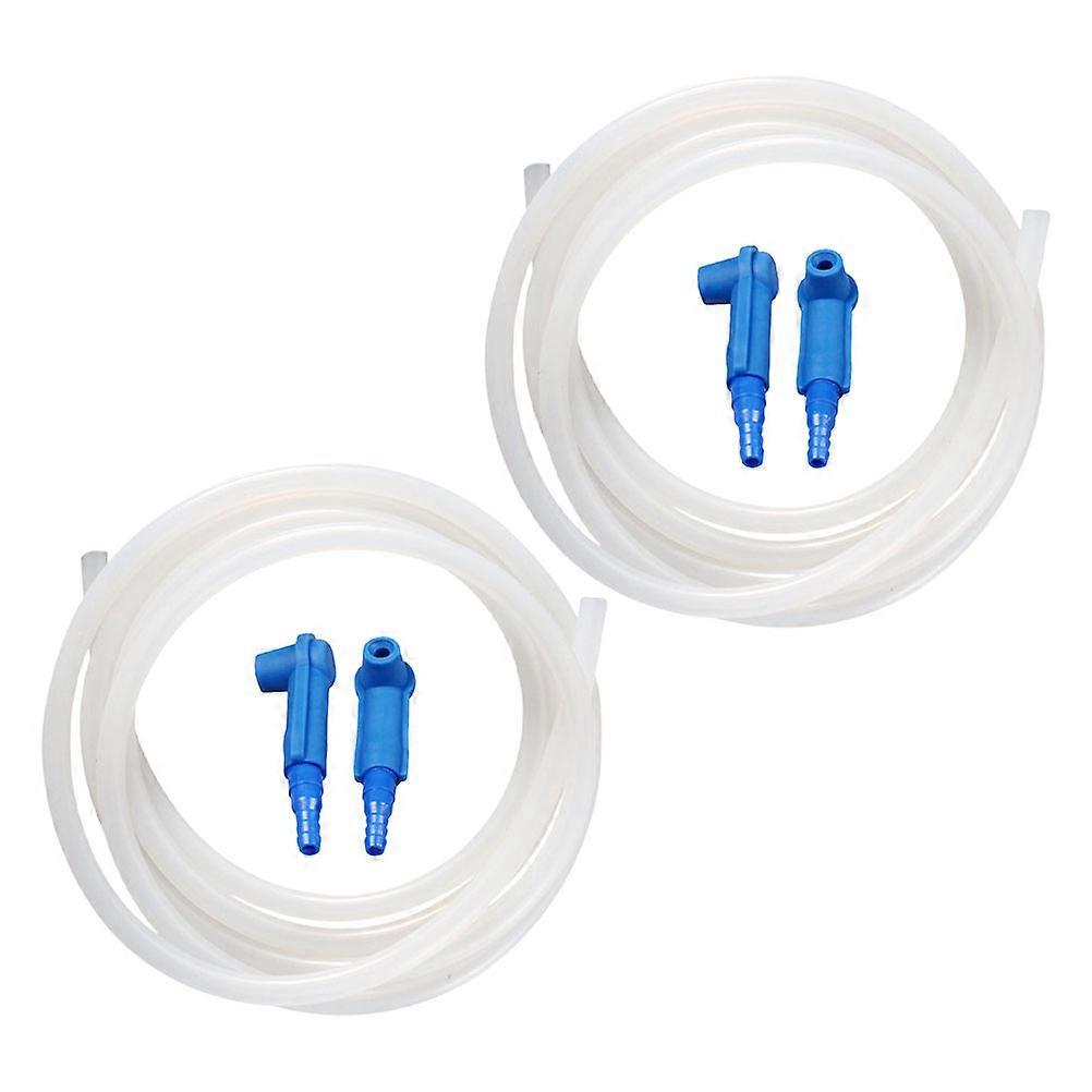 2pcs Brake Bleeder Hose Fluid Connector Pump Oil Bleeder Modification Tool