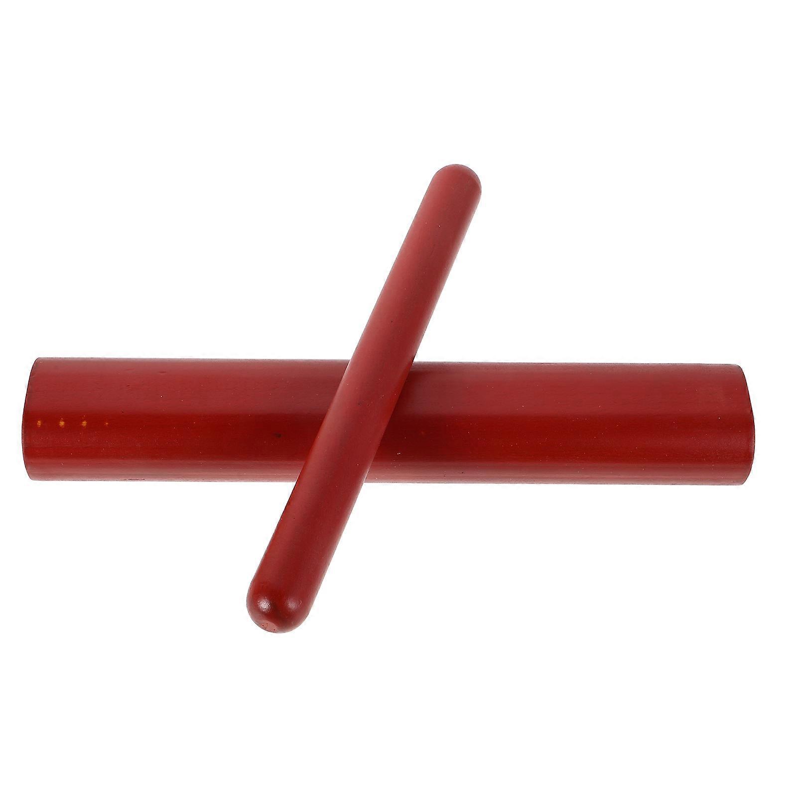 1 Pair HighPitched Wood Imitation Orff Percussion Instrument For Kids And Adults For Music Classes And Performances