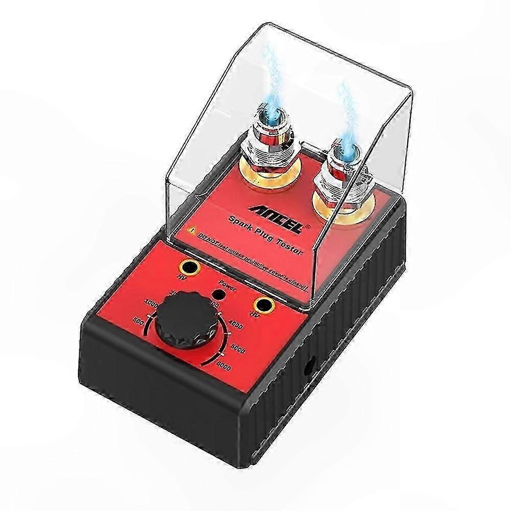 Dual Hole Ignition Tester for Gasoline Engines 12V Diagnostic Tool EU Adapter-Compatible