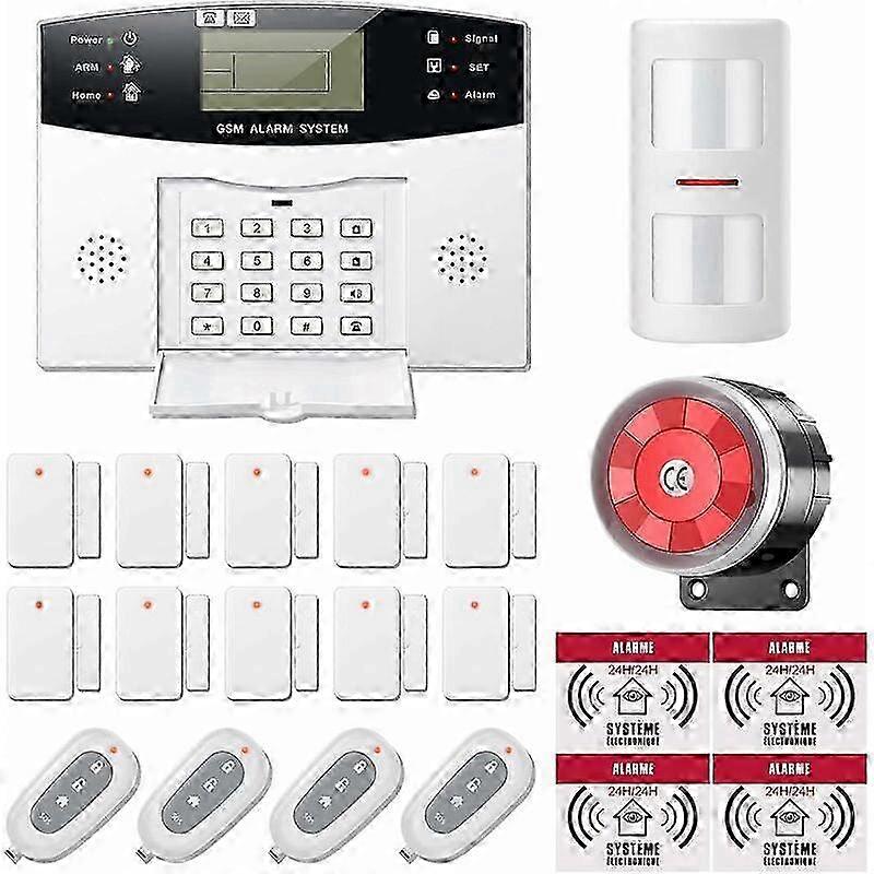 Smart Wireless GSM Home Alarm System with LCD Security Panel SZRH A-SD
