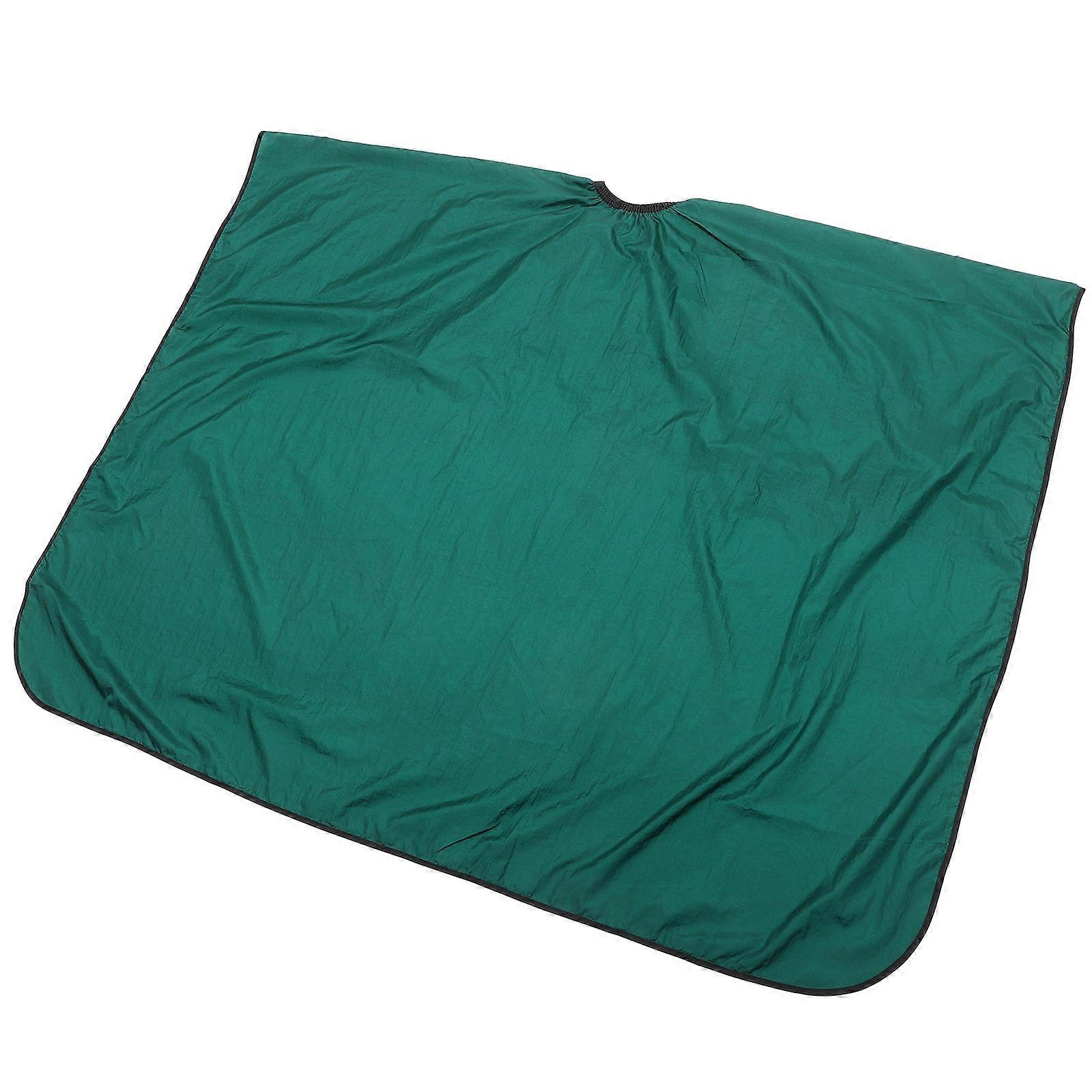 Professional Salon Hair Cutting Cloak for Hair Dyeing and Perm Services in Green Fabric with Reusable Benefits 1Pc