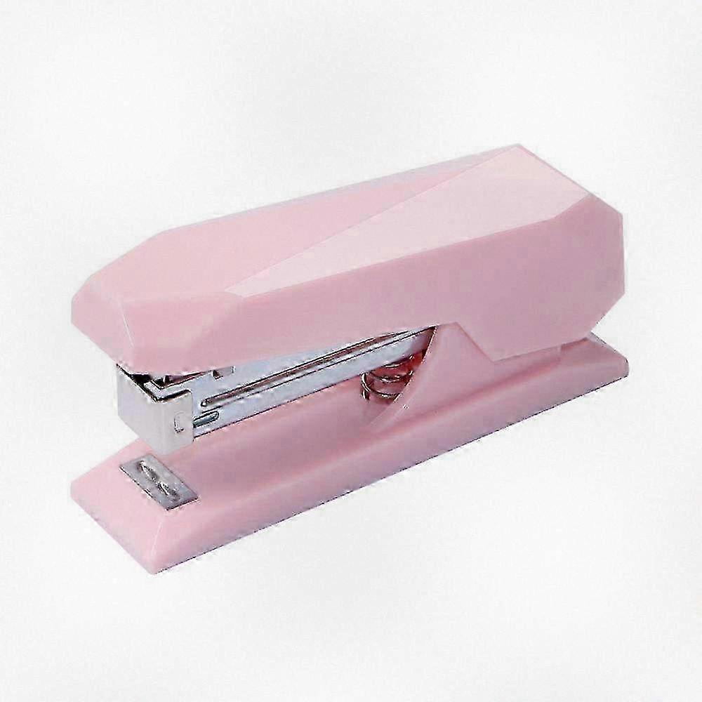 Eco-Friendly Staplers with Non-Slip Base for Office, School & Home Use (Pink)