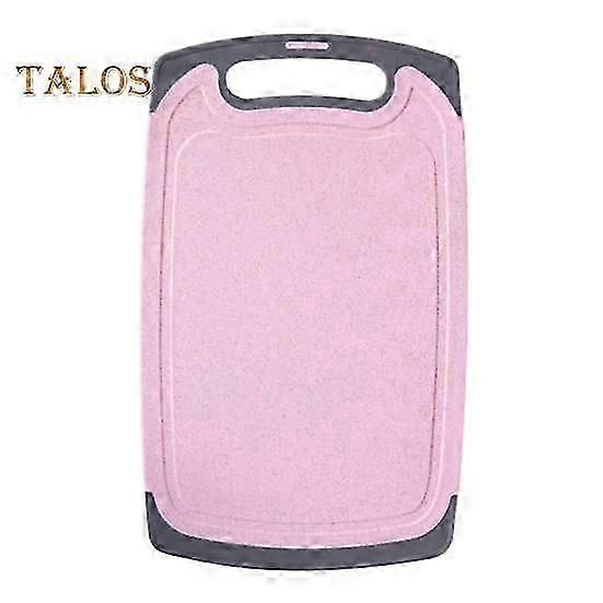 Double-sided Cutting Board Vegetable Meat Chopping Board with Grooves Easy Grip Handle Non-Slip Kitchen Essential for Foodies And Chefs