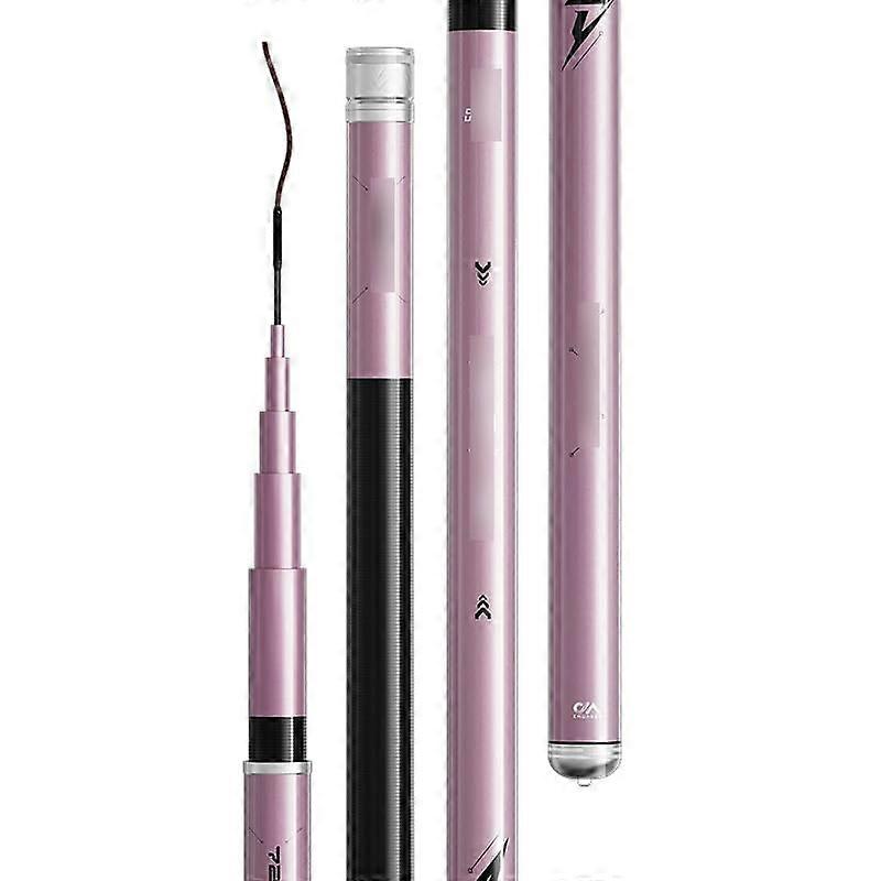 Fishing Rod 3.6M Telescopic Carp Platform Silver Color Handheld Marble Carp Rod