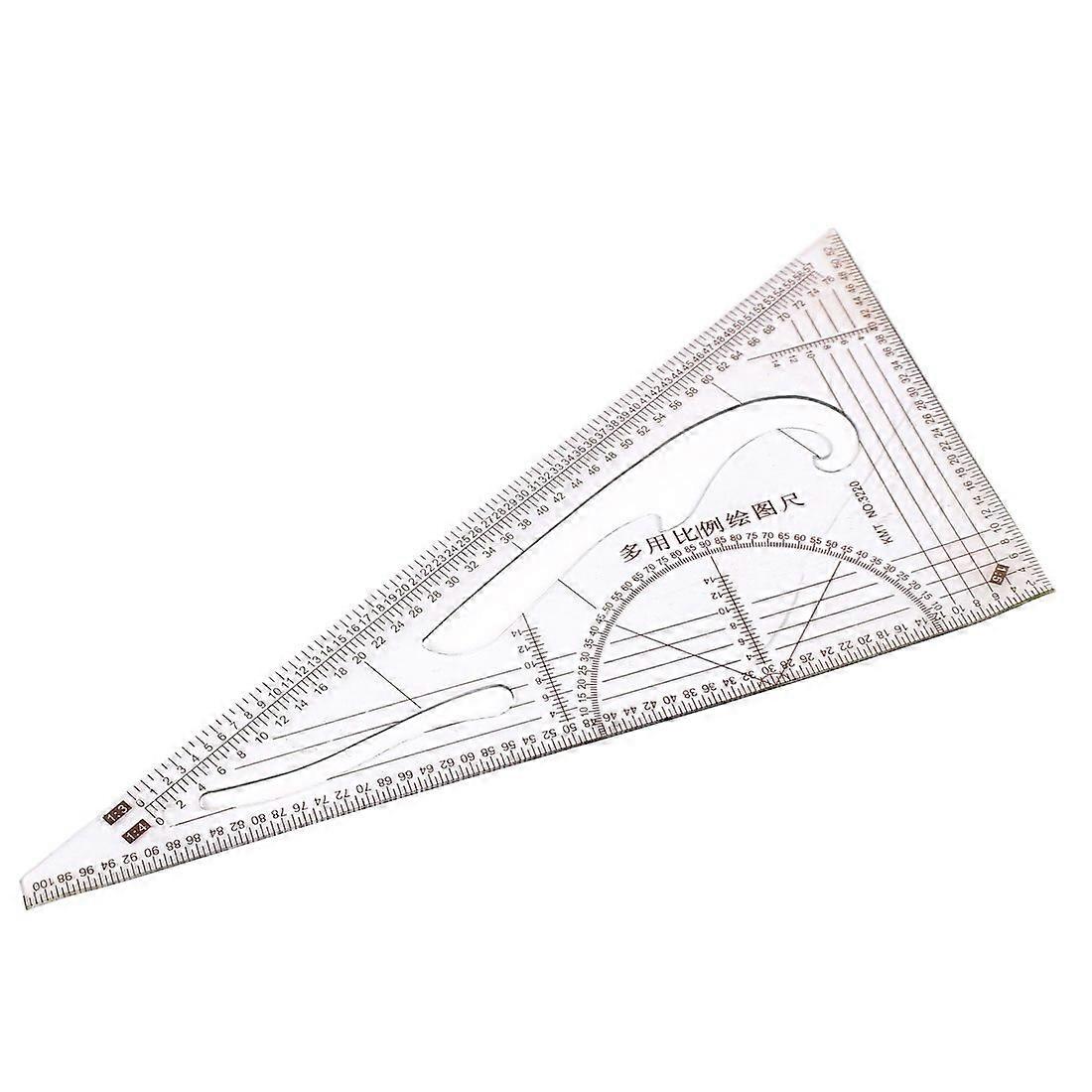 1:3 1:4 1:5 proportion 90degree triangle scale ruler for clothing measure (af17d0ec189232a41925edbcf17c2a9c)