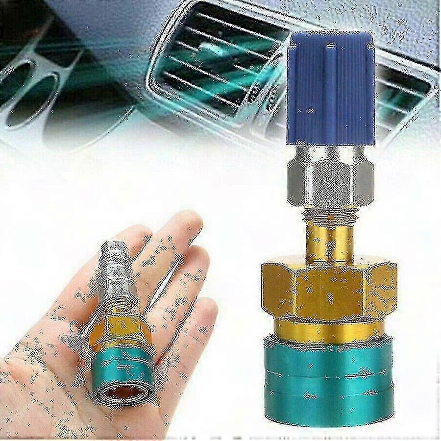 R1234yf To R134a Low Side Quick Coupler Car Suv Hose Adapter Fitting Connector