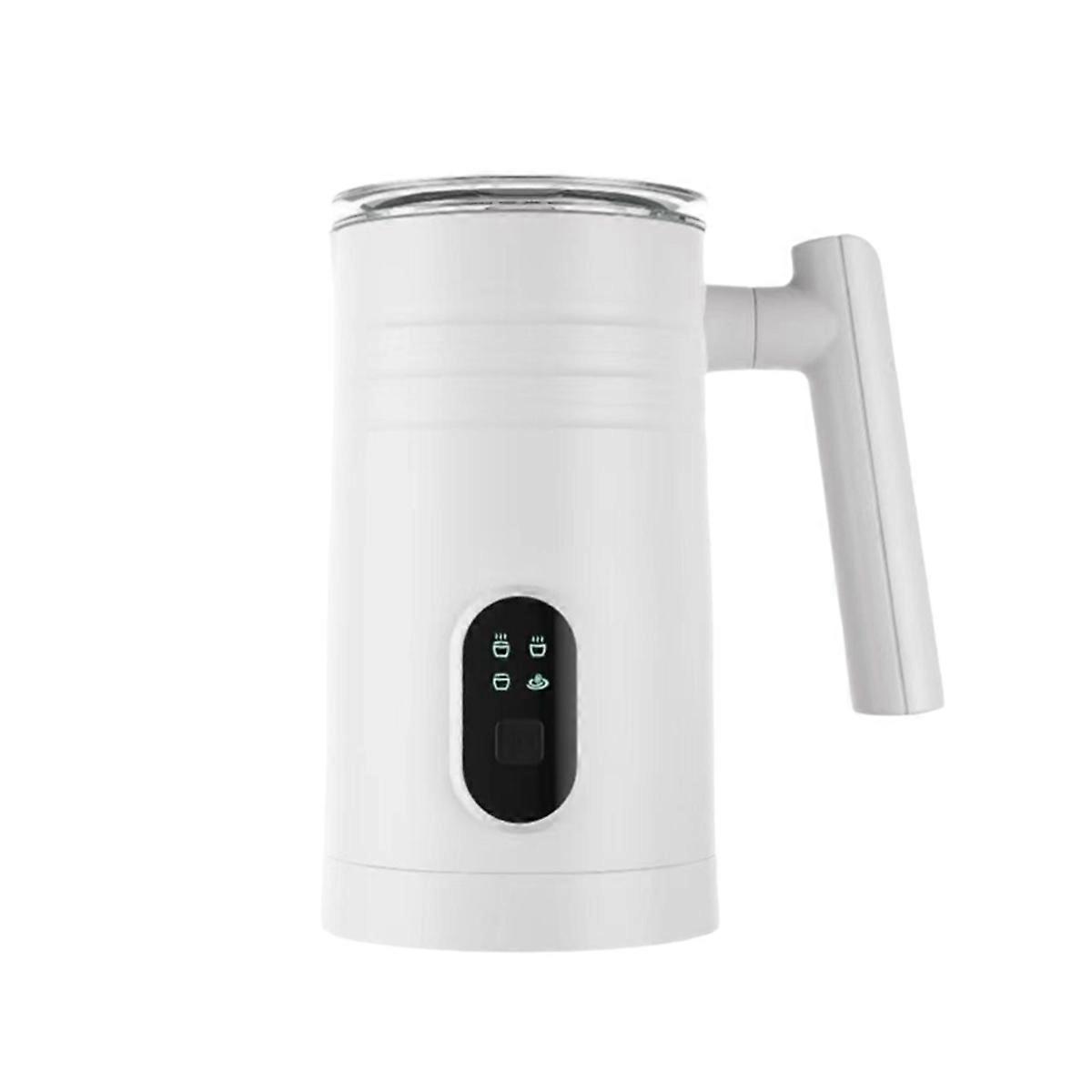 Full-Automatic Milk Frother Smart Touch Control Milk Warmer Temperature Settings Hot & Cold Milk Frother EU Plug