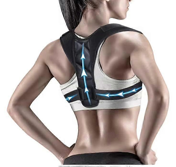 Back Posture Corrector Belt for Men & Women – Adjustable Hunchback & Slouching Support – Size S for Spine Alignment & Posture Improvement
