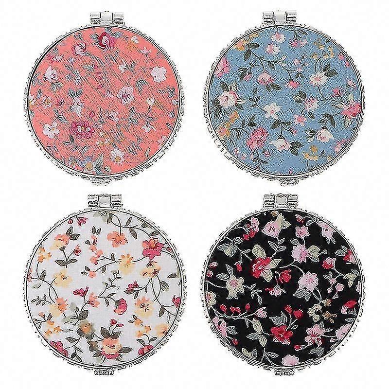 4pcs Compact Mirror for Travel and Makeup