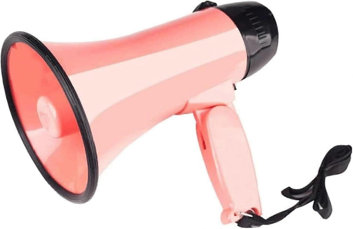 Outdoor MegaphonePortable Megaphone SpeakerAdjustable Volume ControlMegaphone SpeakerLightweight Handheld MegaphoneClear Sound(A)