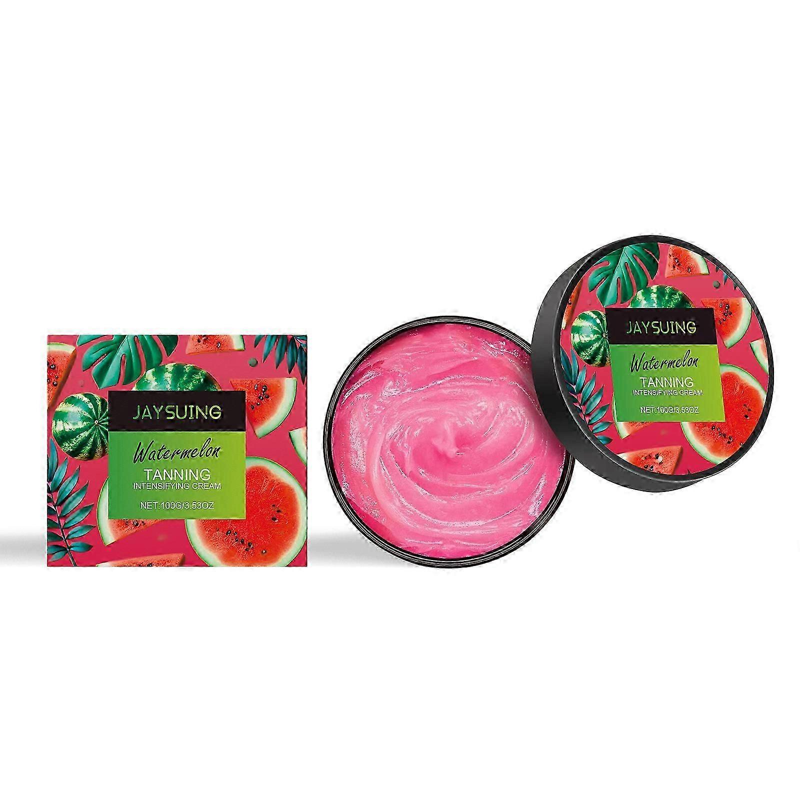 Jaysuing Watermelon Flavor Moisturizes and Helps with Blackfrost in Summer Outdoor Beach, Helps with Black Wheat Skin Natural Gloss