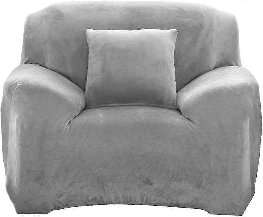 Thick velvet sofa throws for 1 seater sofa cover with a pillowcase
