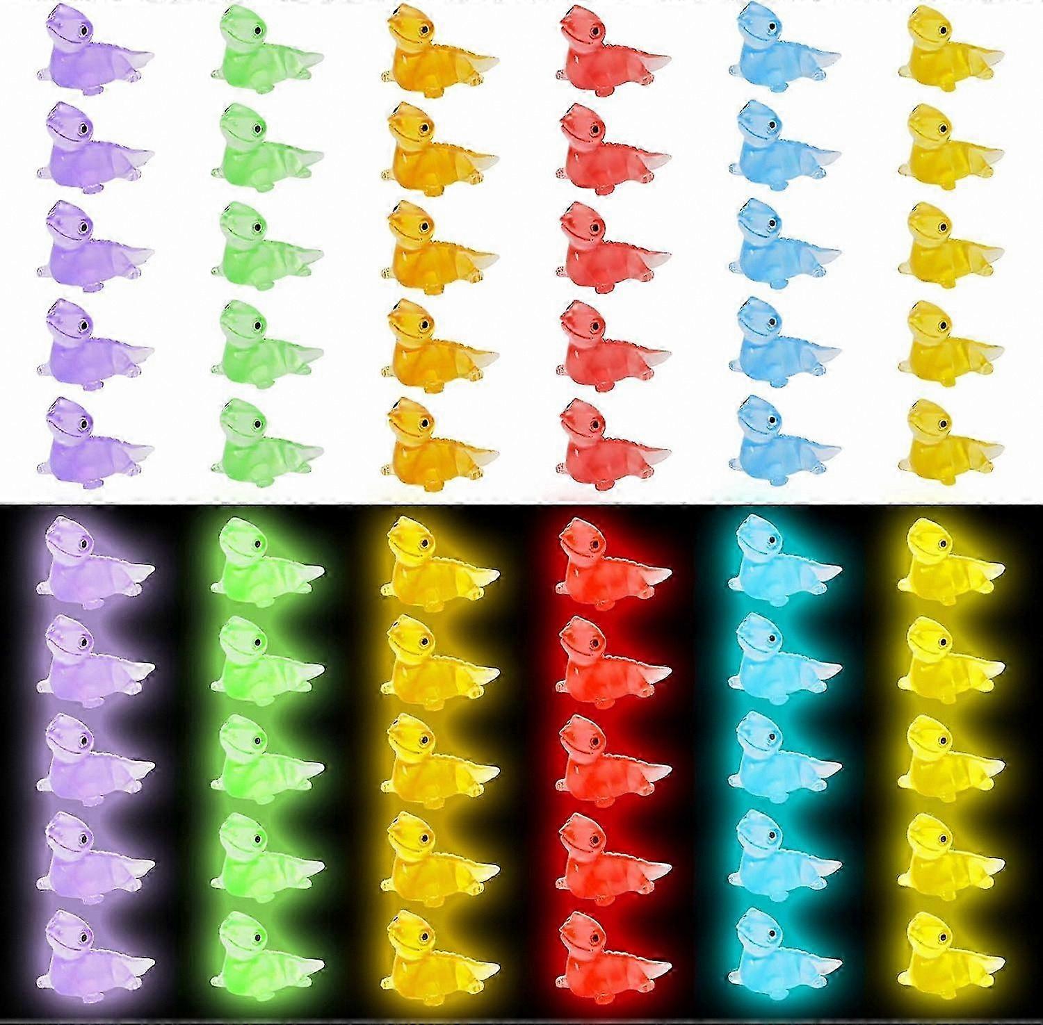 Glow-in-the-Dark Mini Lizard Figurines, 60-Pack Resin Decor for Fairy Gardens & Micro Landscapes