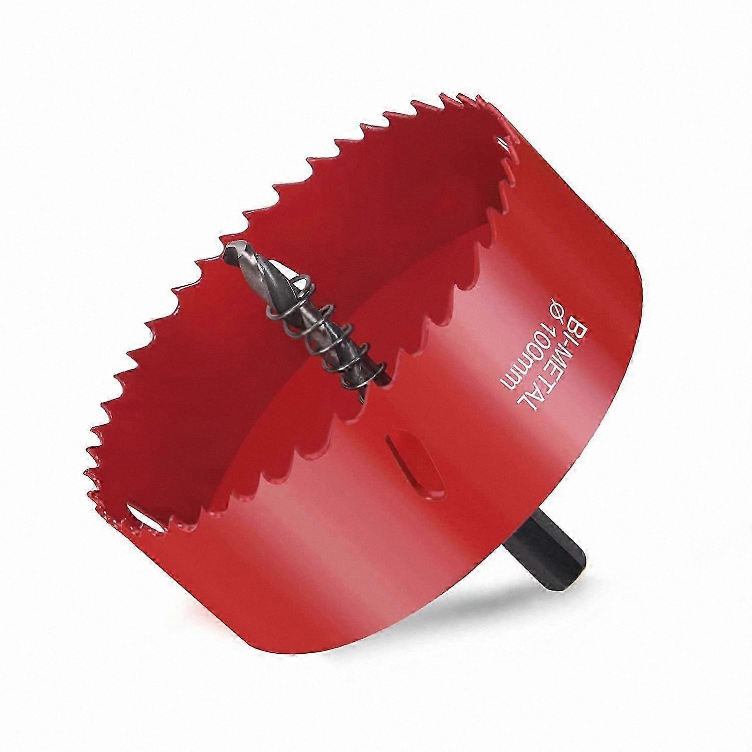 Bi-Metal Hole Cutter, 100mm, Includes Hex Adapter and Pilot Drill Bit