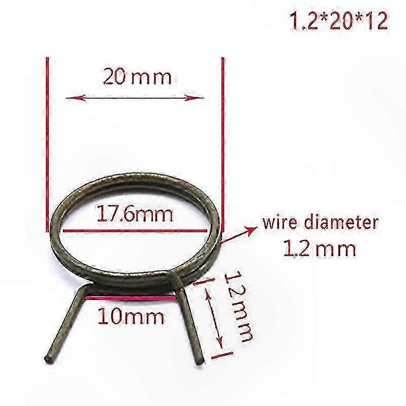 3-Pack Coil Torsion Springs for Door Handle Lever Knob Latch Replacement