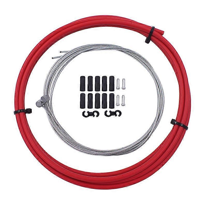 Bicycle brake cable kit, including cable core, etc., suitable for a variety of bicycles and transmission systems
