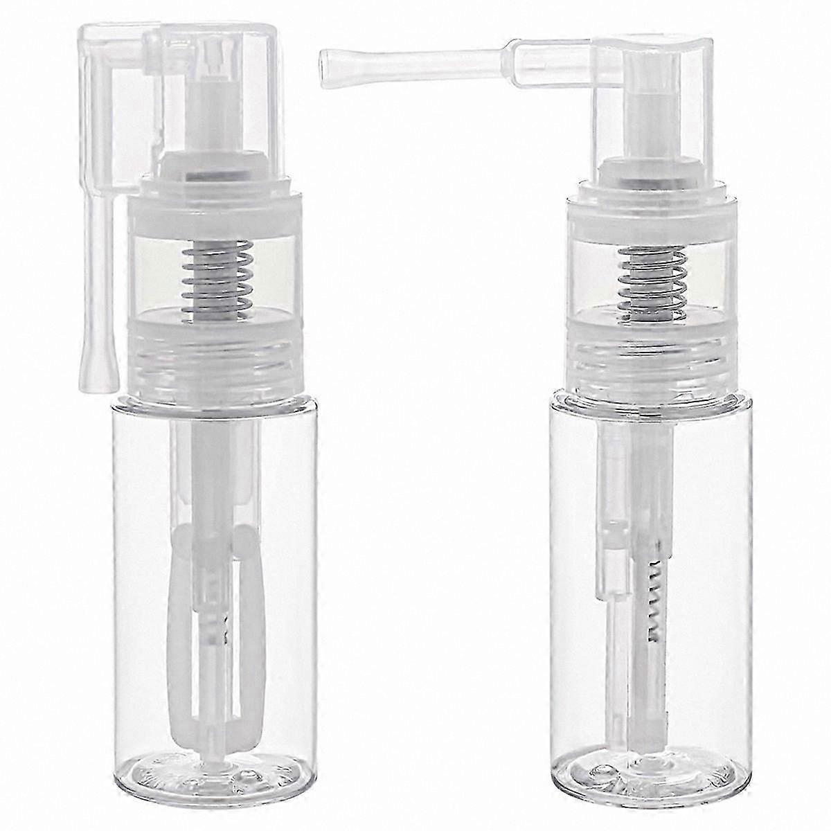 2-Pack Transparent Glitter Spray Bottles for Crafting and Dusting Projects
