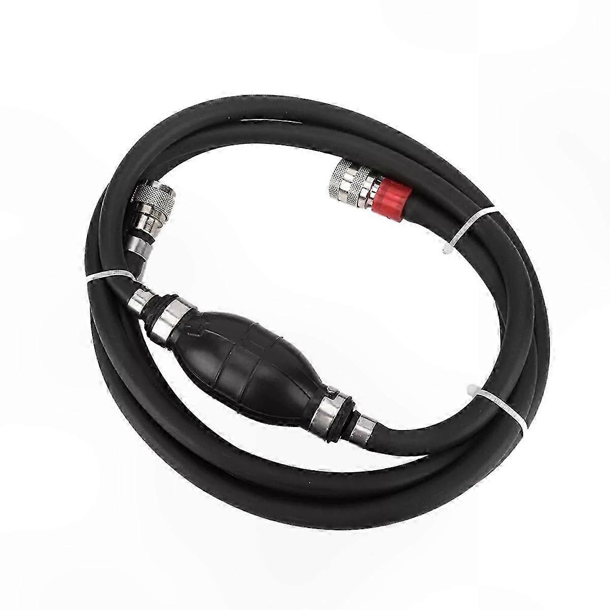 Fuel Hose Assembly with Primer Bulb for Outboard Engines-Compatible with Multiple Models