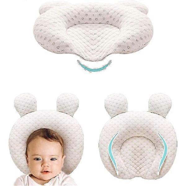 Baby Latex Pillow 0-1 Year Old Stereotype Pillow Anti-Partial Head Shape Correction For Newborns[HK]
