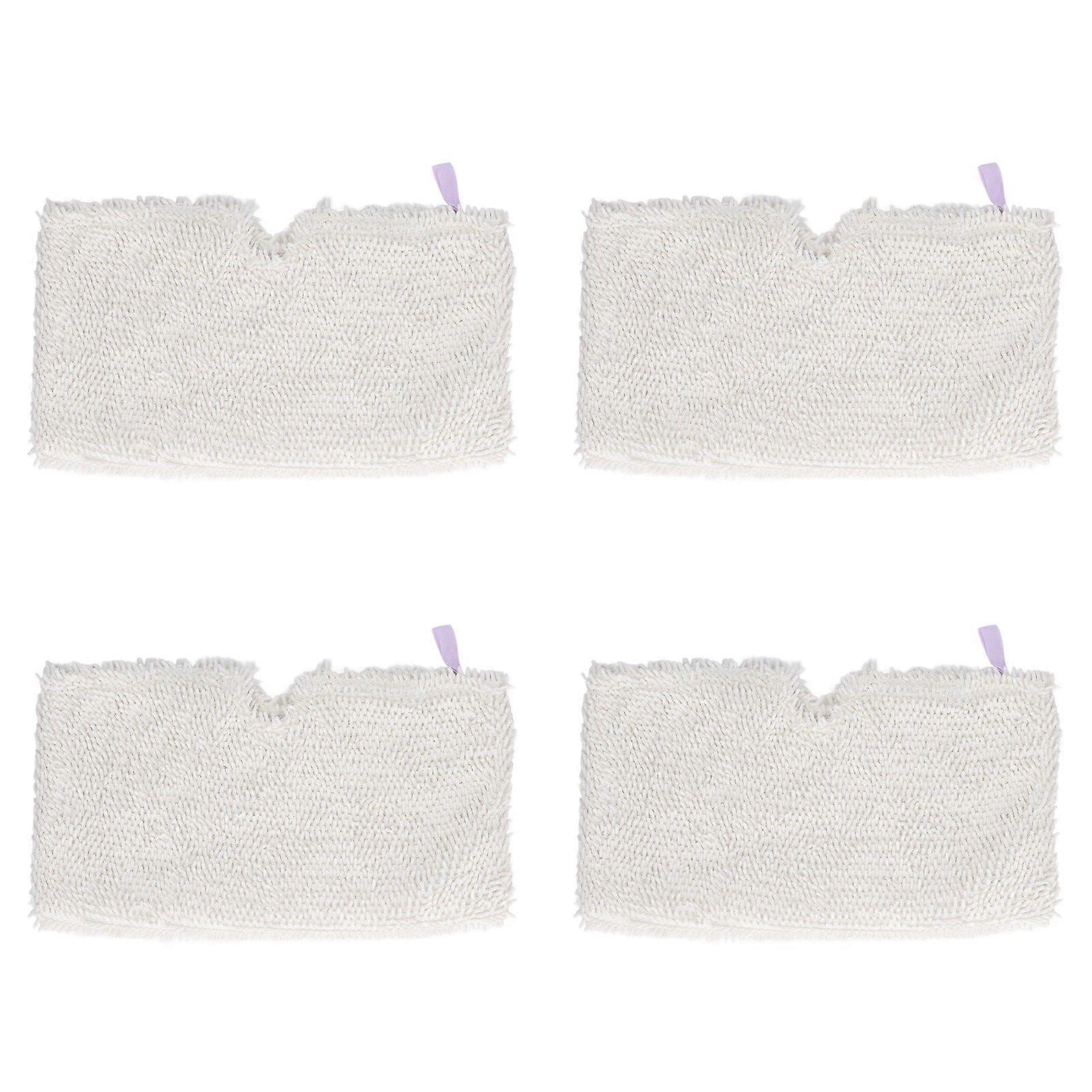 4Pcs Microfiber Mop Pads Replacement Steaming Mop Pads for Shark S3901 S3500 S3501