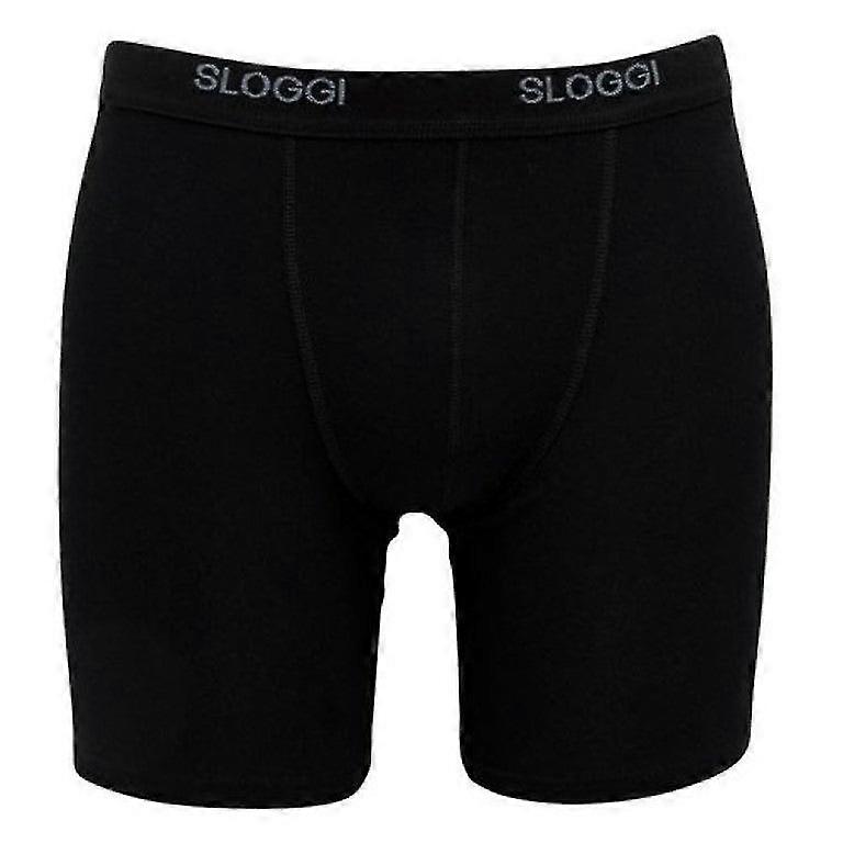Sloggi For Men Basic Long Leg Boxer Brief - Preto
