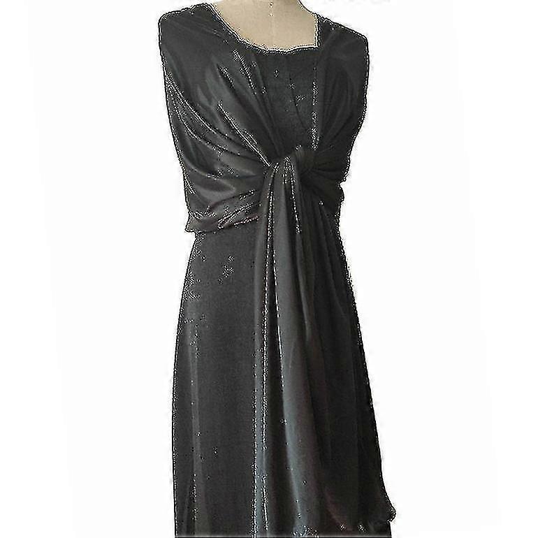 Shawls Dresses Evening Party Wrap Wedding Satin Pure Color Cape Shrugs Boleros