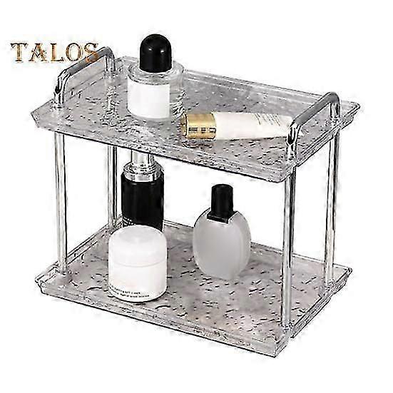 Storage Rack Bathroom Organizer Durable Construction Space-saving 2-Tier Storage Holder Bathroom Counter Organizer